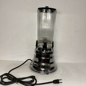 Rare Vintage Waring Electric Blendor 702 Beehive Chrome 2-Speed Tested Works